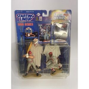 1998 Kenner Starting Lineup Classic Doubles Johnny Bench Joe Morgan Reds MLB
